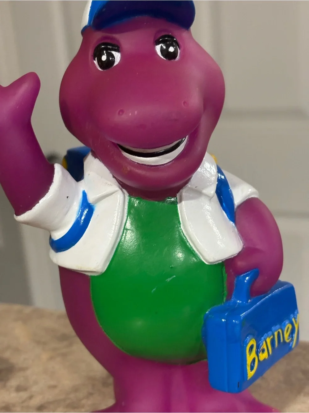 Barneys New York Purple & Green Dinosaur Reptile Enrichment Toy